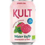 KULT Vattenkefir 33 cl | Hallon & Mynta