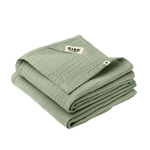 Musselin Tvspak 70x70 cm Sage