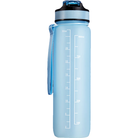 Motivationsflaska 1 Liter Ljusblå