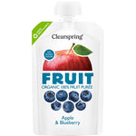 Clearspring Äpple & Blåbär Fruktpuré EKO | 100 gr