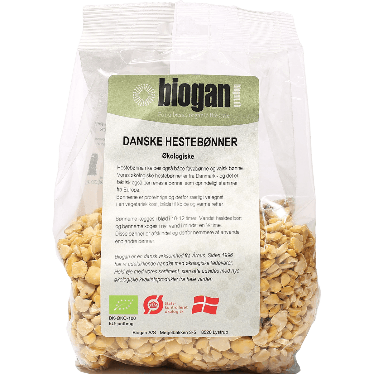Biogan Favabönner/hästbönor Ekologisk | 400 g