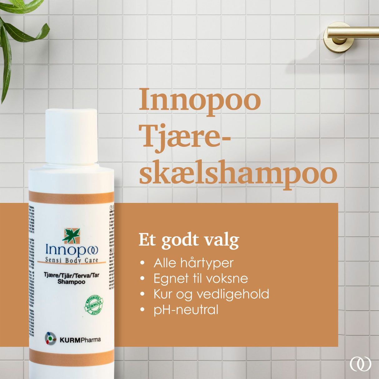 Innopoo Terva Tjärschampo Mot Mjäll | 150 ml
