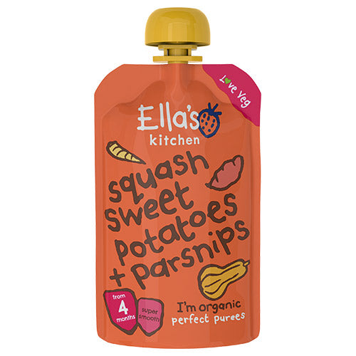 Babymos squash, sötpotatis & palsternacka 4 månader EKO