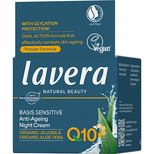 lavera Basis Sensitiv Night Cream Q10 Anti-age | 50 ml