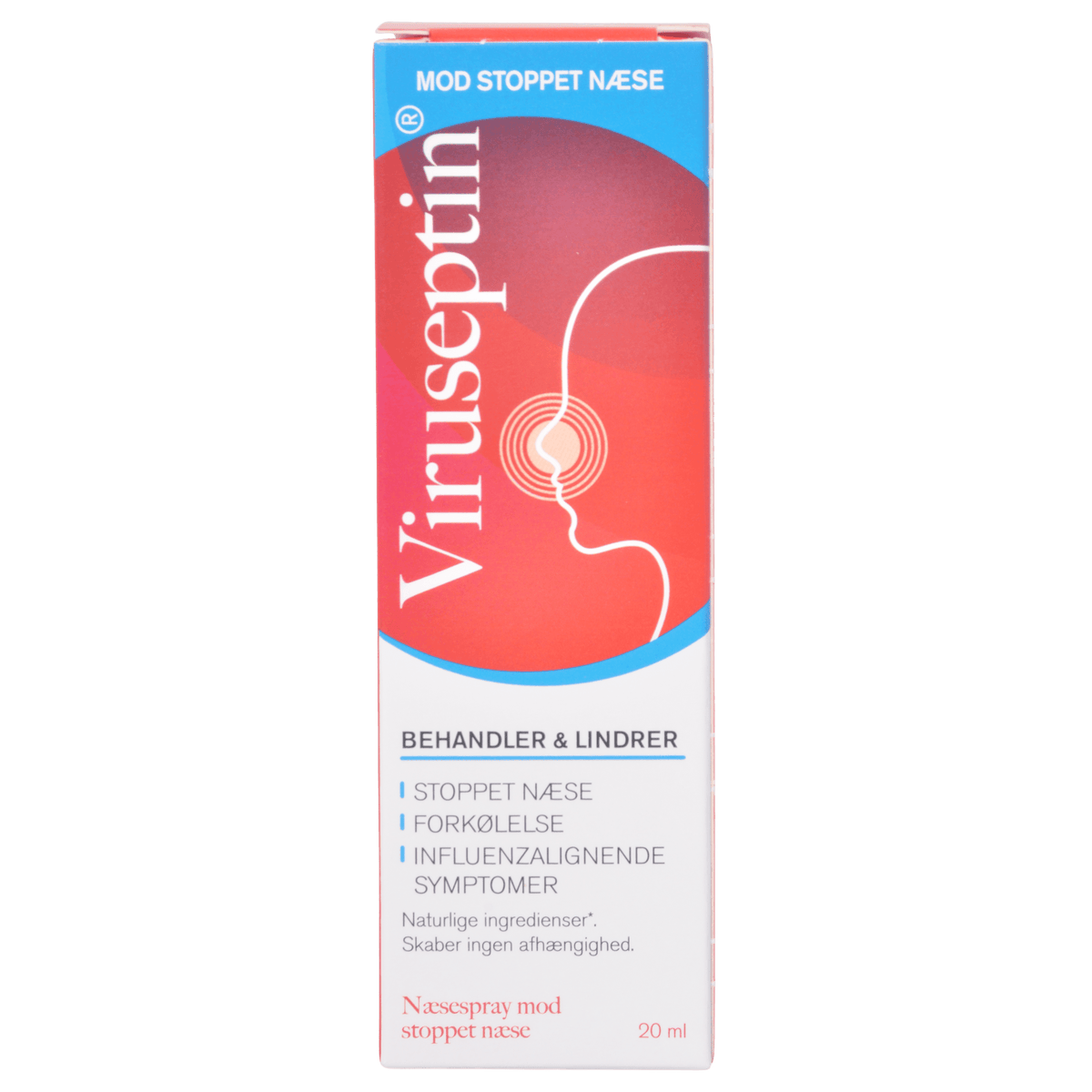 Viruseptin nässpray för täppt näsa | 20 ml