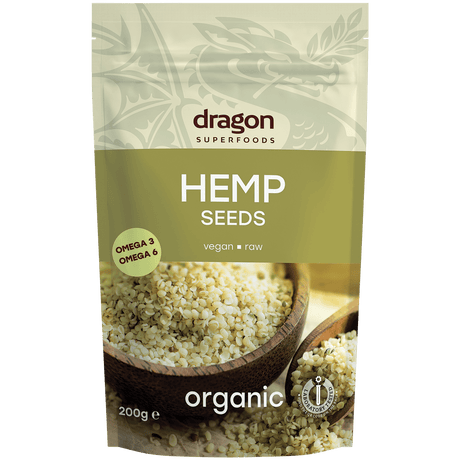 Dragon Superfoods Hampafrö Skalat Ekologisk | 200 g