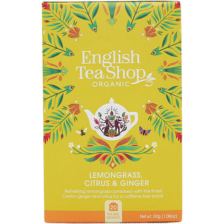 Koffeinfri Te Lemongrass, Citrus & Ginger EKO