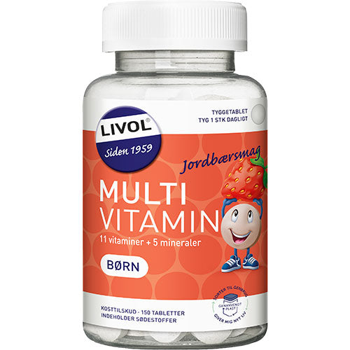 Multivitamin Barn Jordgubbe