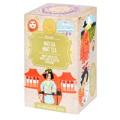 Matcha Mint te Økologisk