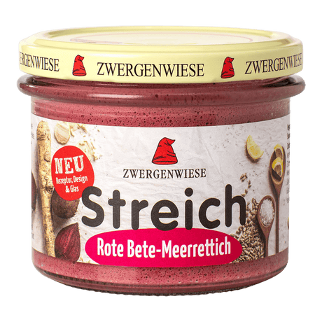 Zwergenwiese Pålägg Streich Ekologisk Glutenfri | Rödbeta/pepparrot