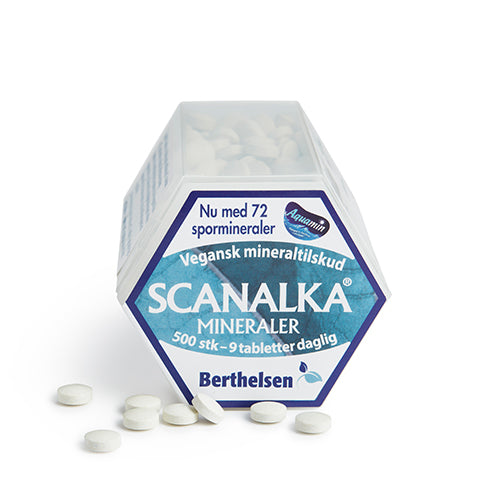 Scanalka Mineraler