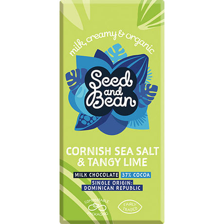 Mælkechokolade 37% Havsalt & Lime Ø
