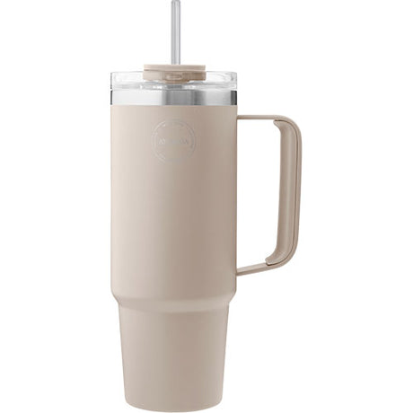 AYA&IDA Thermo Cup With Straw | Cream Beige