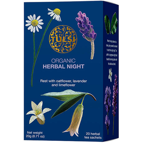 Tulsi Herbal Night Te EKO | 20 br