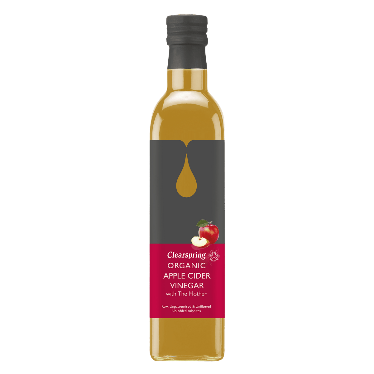 Clearspring Äppelcidervinäger Økologisk Med Vinägermor | 500 ml