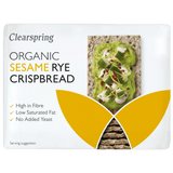 Clearspring Rågknäckebröd m. Sesam Ekologisk | 200 g