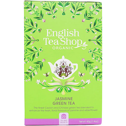 English Tea Shop Jasmine Green Tea EKO | 20 påsar