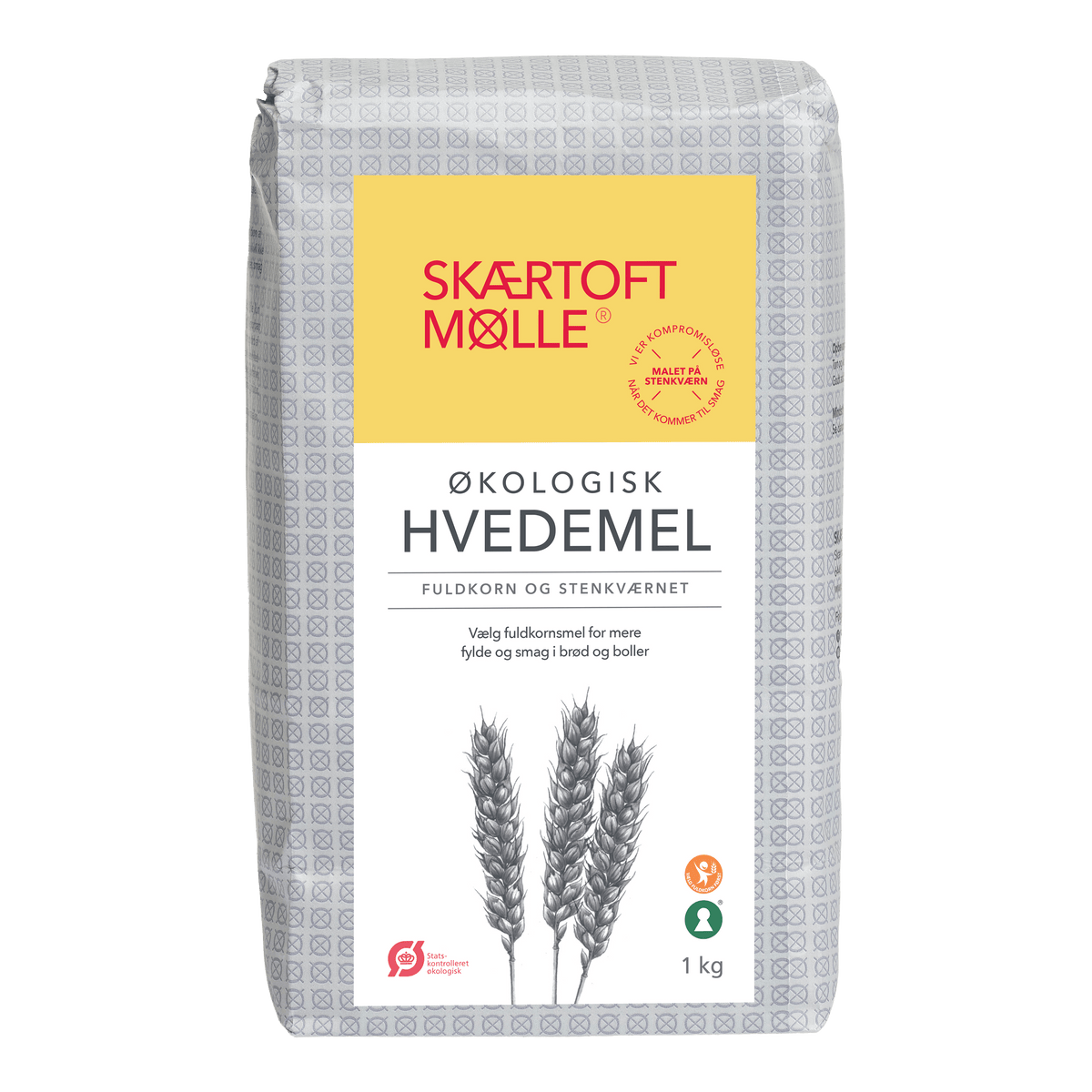Skærtoft mølle Vetemjöl Fullkorns Ekologisk | 1 kg