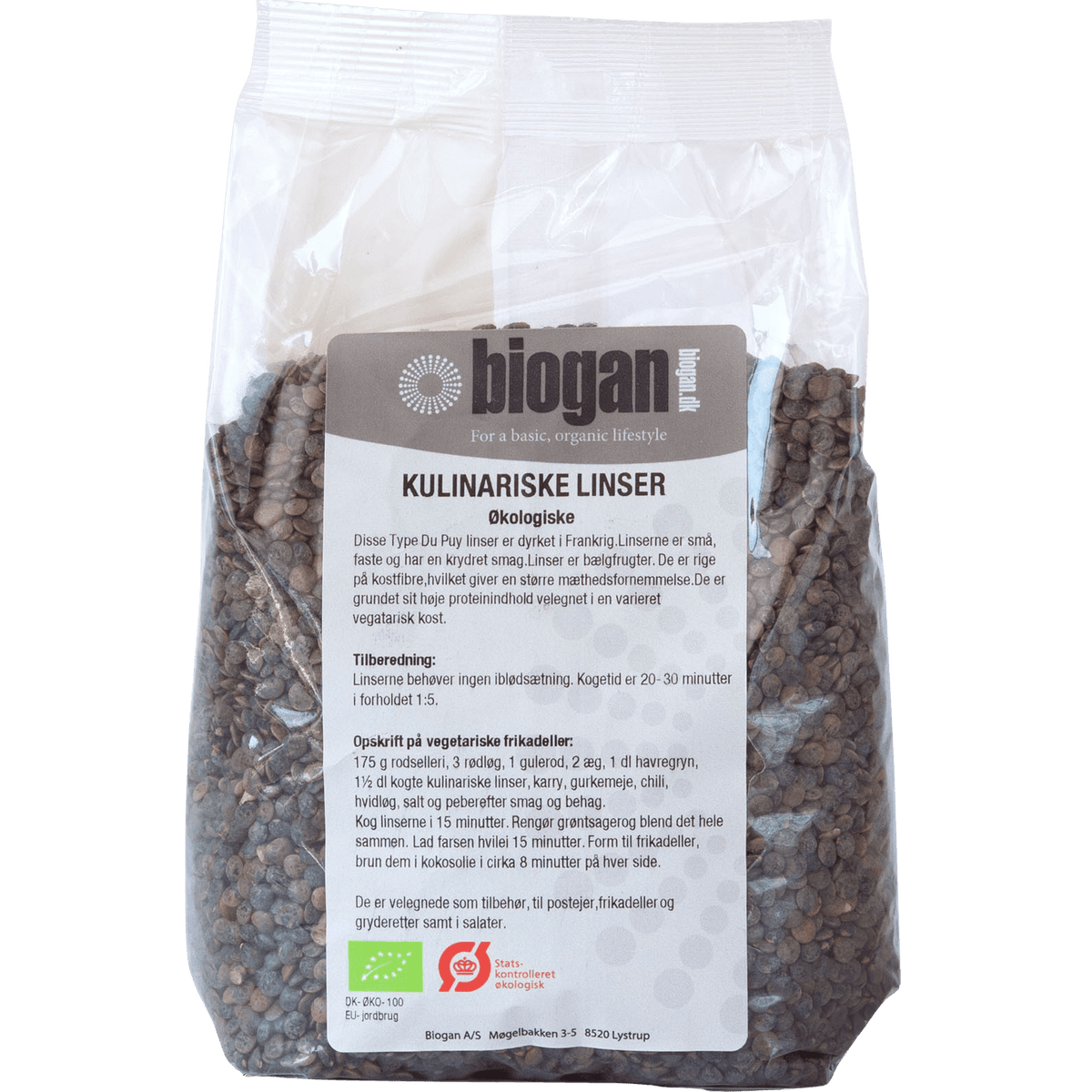 Biogan Dupuylinser Ekologisk | 750 g
