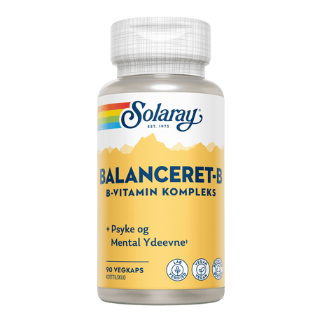 Solaray Balanceret-B Vitamin B | 90 kapslar