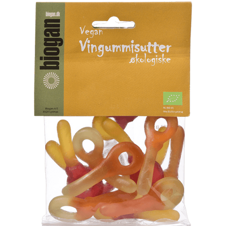 Biogan Vingumminappar Ekologisk | 75 g