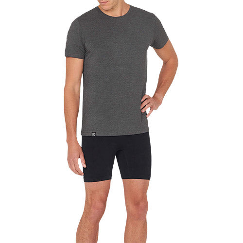 Men´s Crew Neck T-Shirt mørk grå str. XL