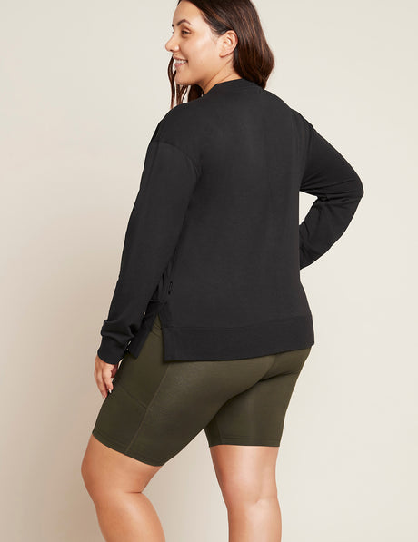Bambu Crew Pullover Svart