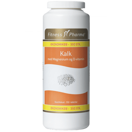 Fitness Pharma Kalk m. magnesium + D-vitamin | 350 tabletter