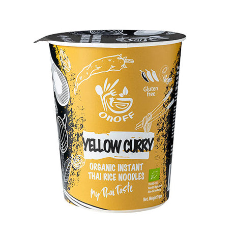 Instant nudelsoppa Gul Curry Eko