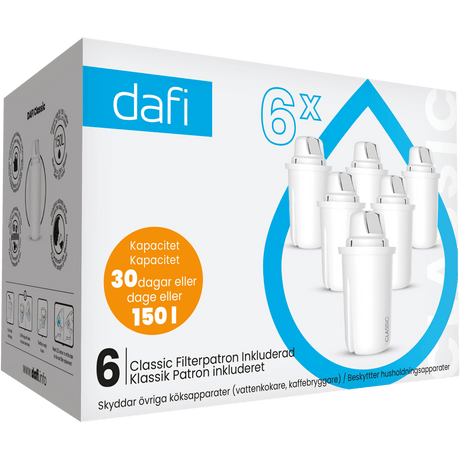 Dafi Filterpatroner | 6-pack