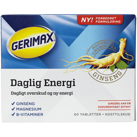 Gerimax Daglig Energi | 60 tabletter