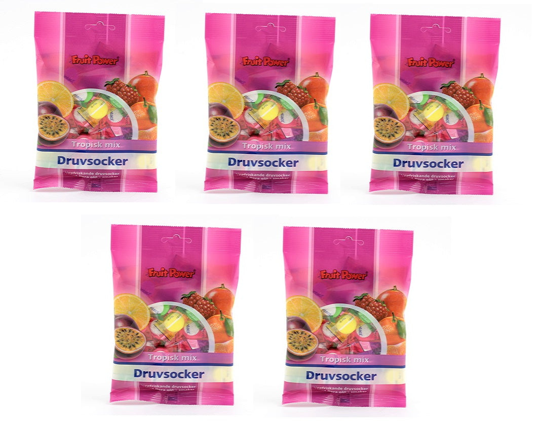 Druvsocker Påse Tropical Mix