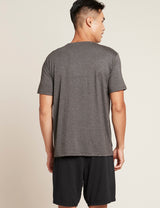 Bambu T-shirt Herr V-hals Mörkgrå