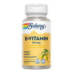 Solaray D-vitamin 50 Mcg | 60 Tabl.