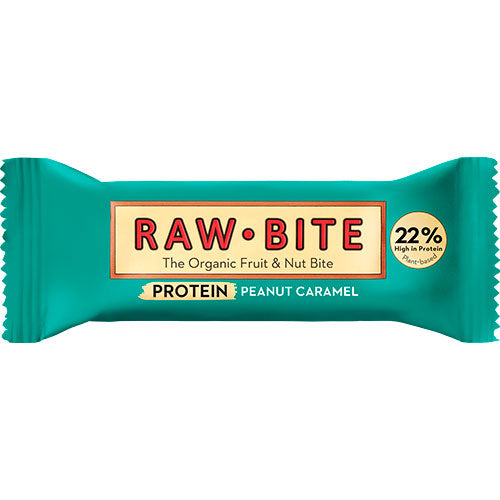 RawBite Proteinbar Peanut Caramel EKO | 45 gr