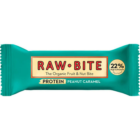 RawBite Proteinbar Peanut Caramel EKO | 45 gr