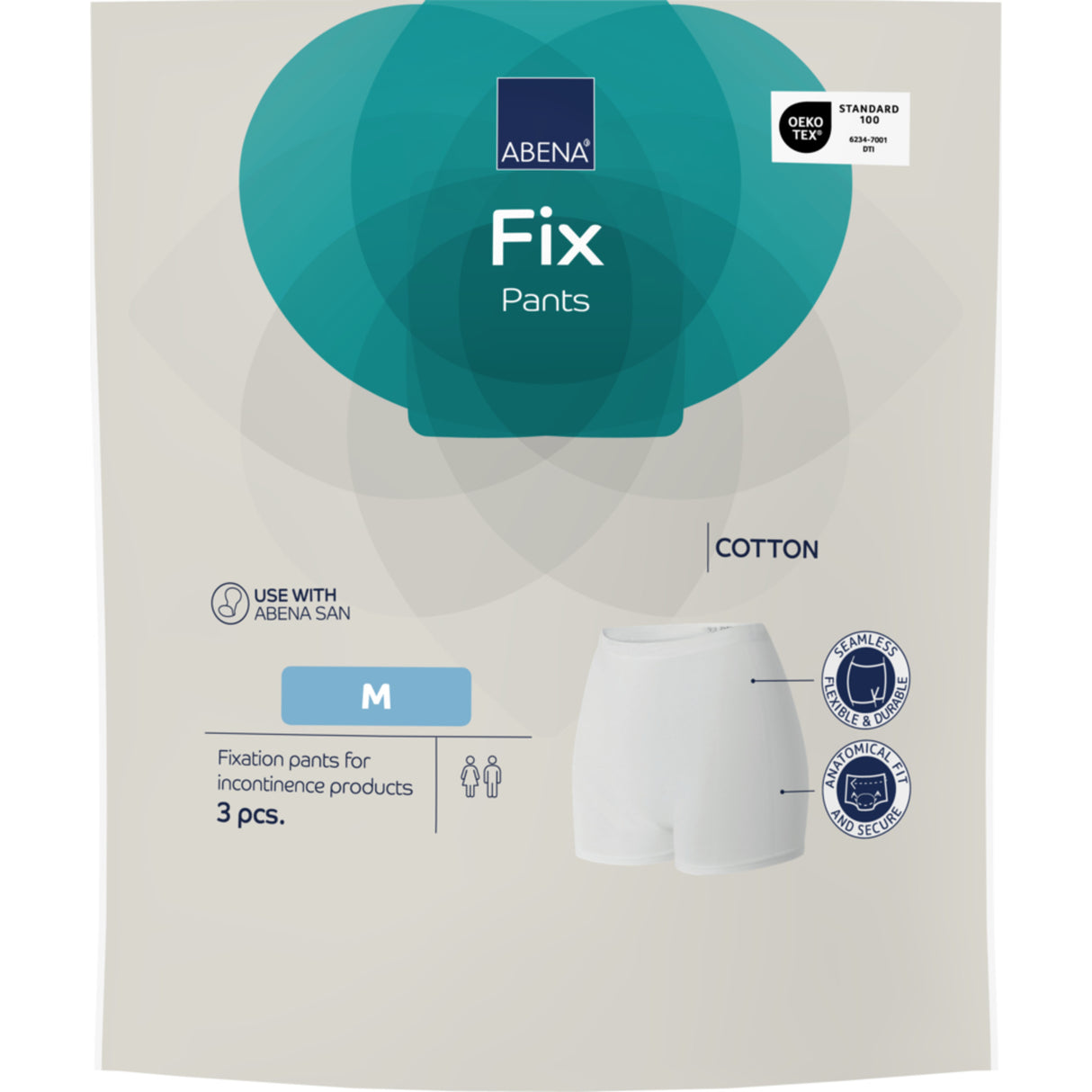 Fix Pants Fixeringsbyxor Cotton, M med ben
