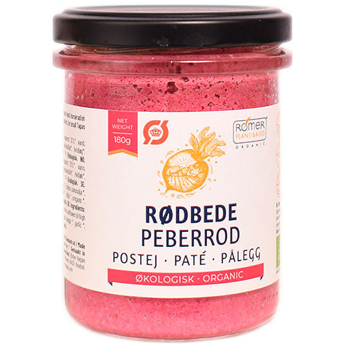 Rømer Rödbets- och Pepparrotspastej Ekologisk | 180 g