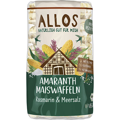 Allos Majskakor Rosmarin Havssalt EKO | 100 g
