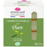 Emma Noël Oliv Tvålar 3 X 150 G | 450 g