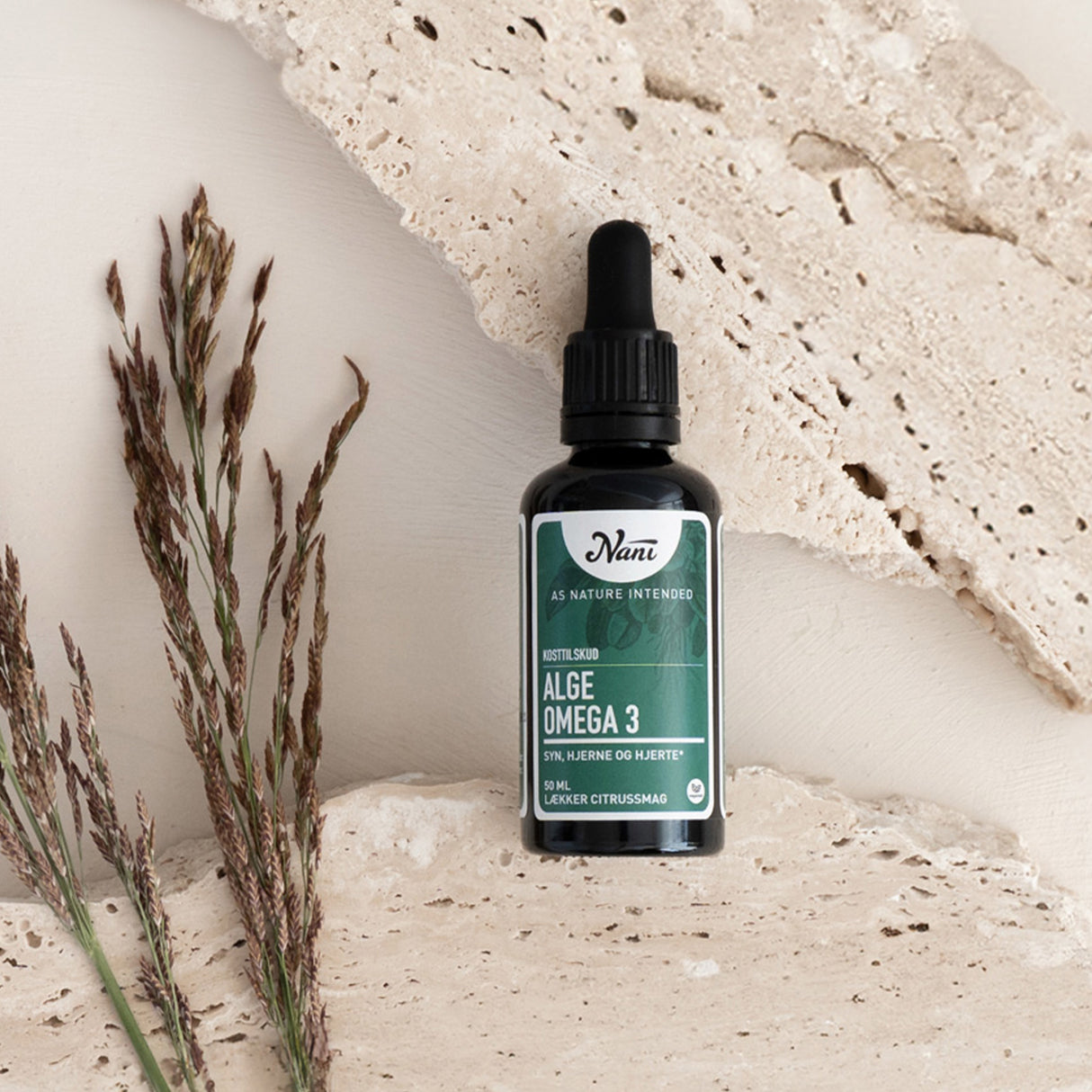 Nani Alge Omega 3 droppar med citrussmak | 50 ml