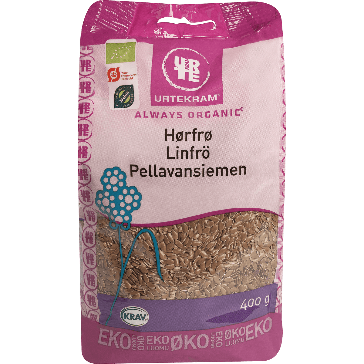Urtekram Linfrö brune Ekologisk | 400 g