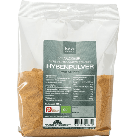 Natur-Drogeriet Nyponpulver M. Frö Ekologisk | 500 g