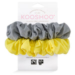KooShoo Hår Scrunchie Sunrise Plastfri 2 Stk