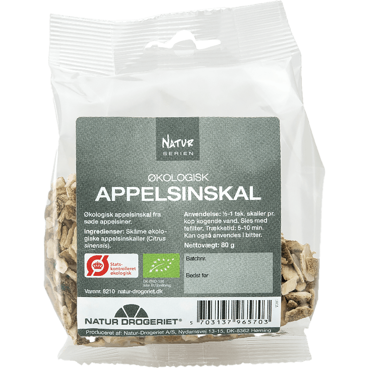 Natur-Drogeriet Apelsinskal Söta Skurna Ekologisk | 80 g