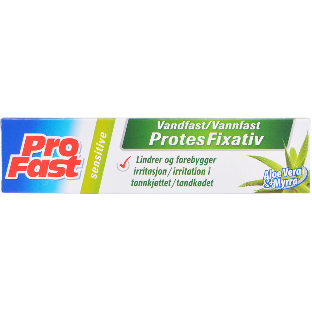 Sensitive Vattenfast Protesfixativ