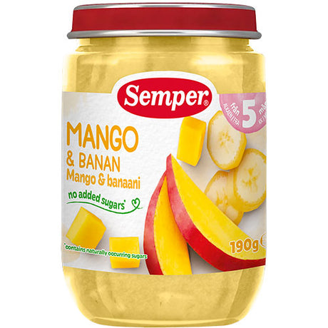Semper Fruktpuré med mango & banan från 5 mån. | 190 g