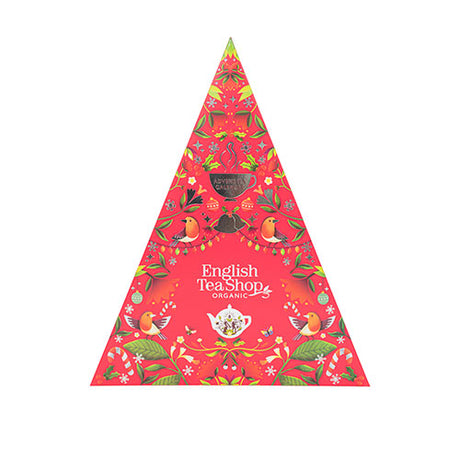 Triangulär julkalender röd Ø