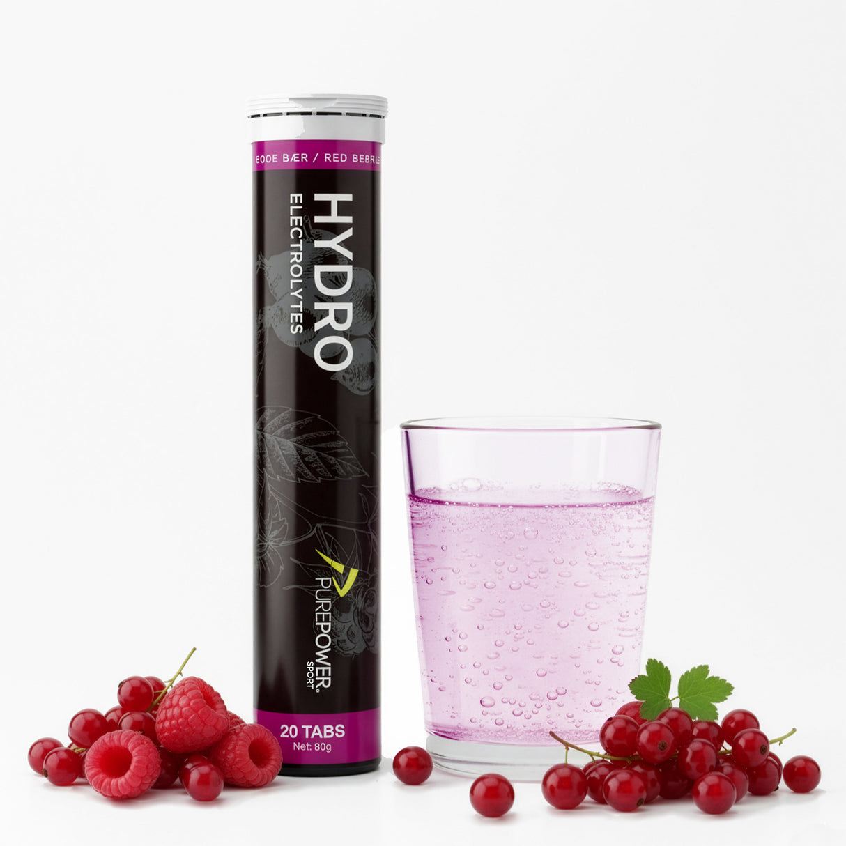 PurePower Hydro Elektrolyter | Röda Bär