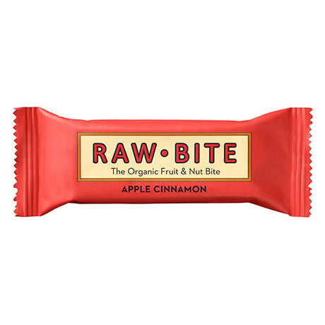 RawBite Frukt- och Nötbar Ekologisk 12-Pack | Apple Cinnamon